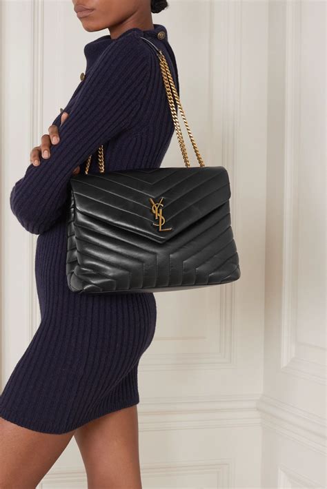 big ysl black bag|ysl shoulder bag price.